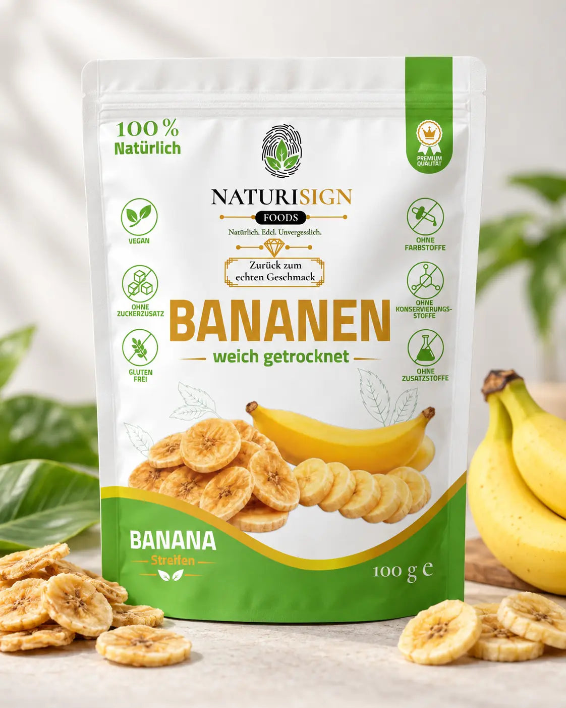Soft-Dried Bananas | NATURISIGN