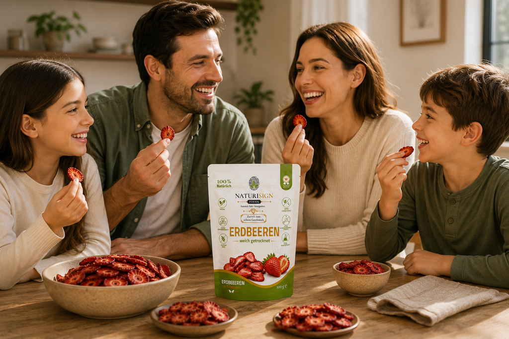 Premium Erdbeeren – weich getrocknet