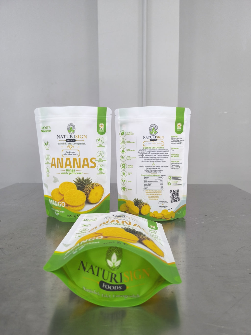 Weich getrocknete Ananas
