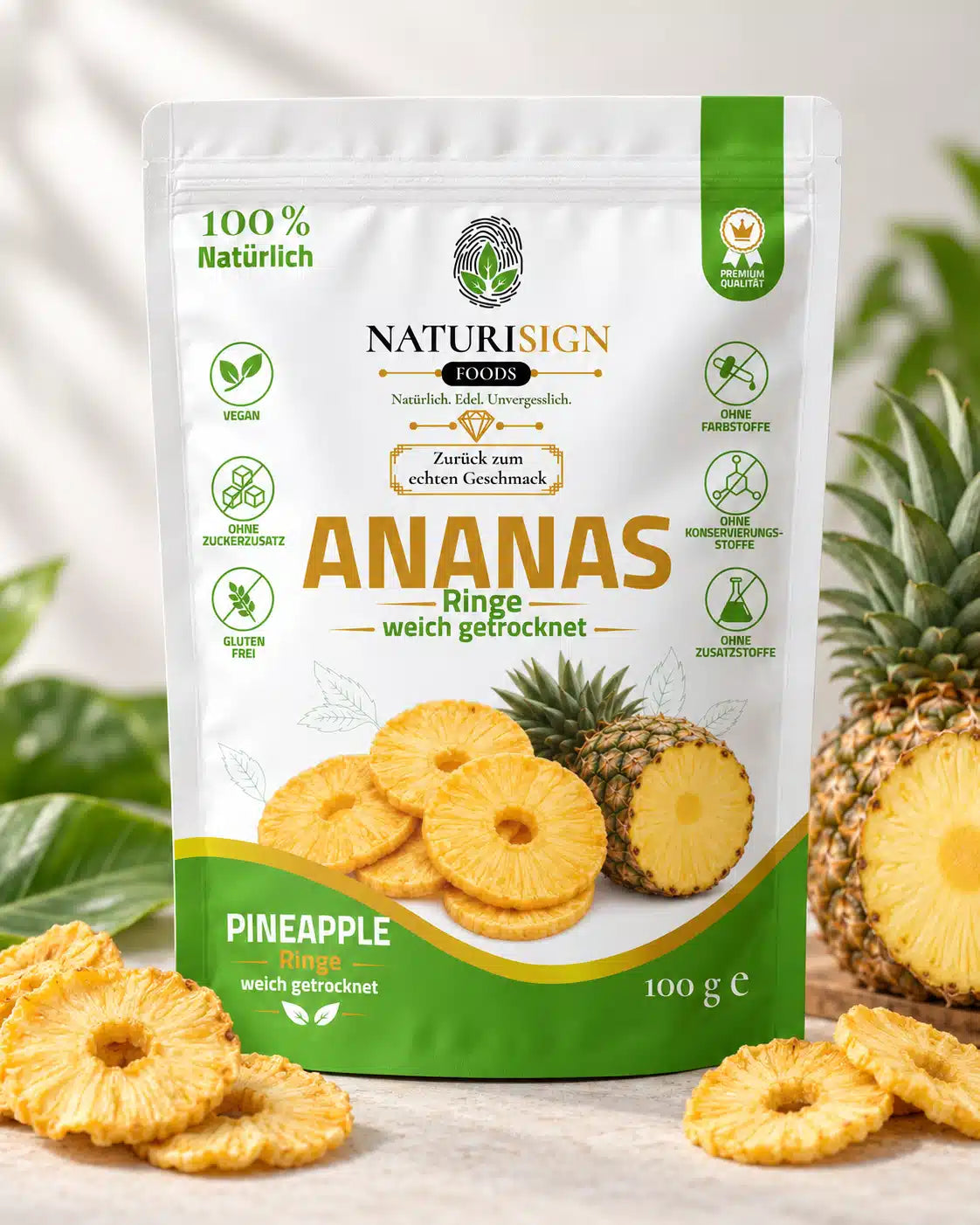 Weich getrocknete Ananas – NATURISIGN