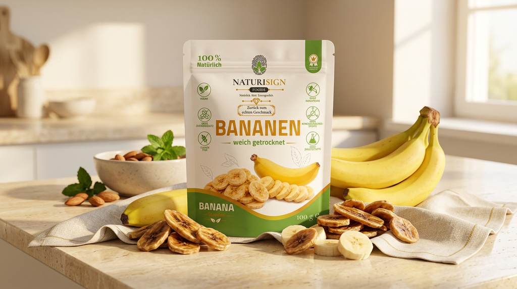 Premium Bananen – weich getrockne